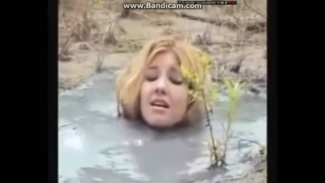 Young Blonde In Dirty Swamp - Bizzarre Fetish XXX Video