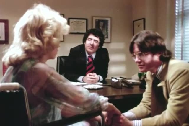 Vintage porn actress Jamie has her asshole licked and hairy pussy fucked